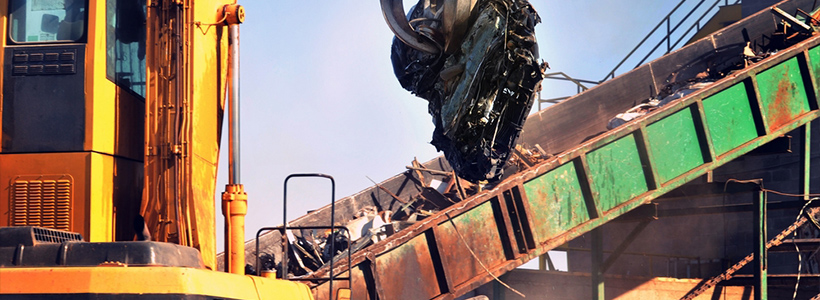 scrap car processing