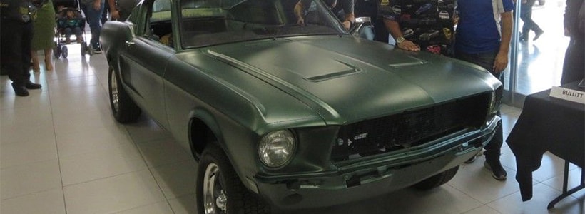 bullitt car on show