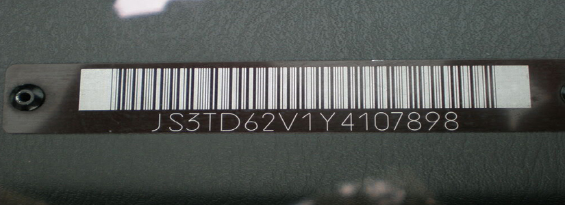 Vehicle identification number