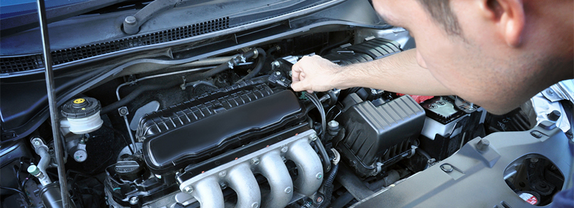 checking the engine for faults