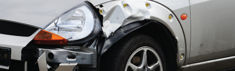 damaged ford ka