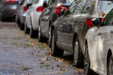 parked car on the road