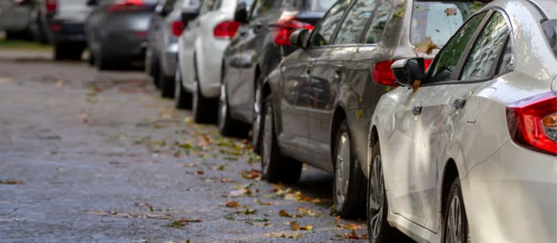 parked car on the road