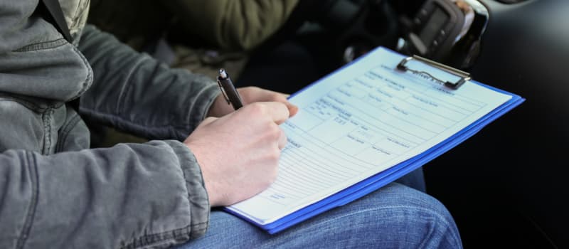 Driving Test Clipboard